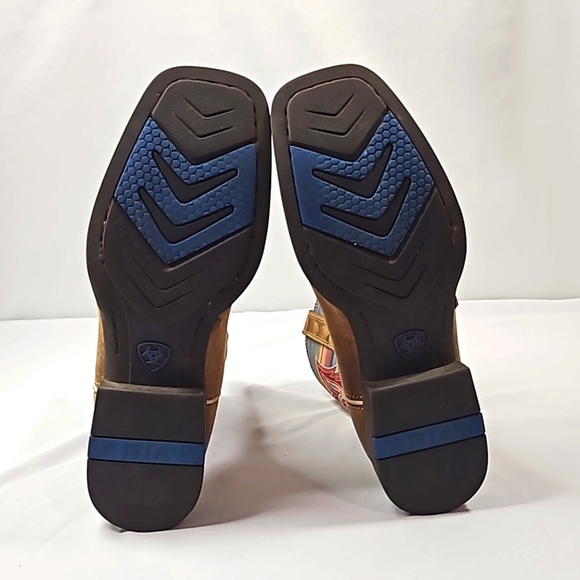 Ariat Womens Lonestar Square Toe Western Boots Size 5 - Picture 8 of 8